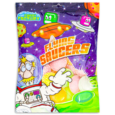 Crazy Candy Factory Flying Saucers (UK) 35g - 24 Pack