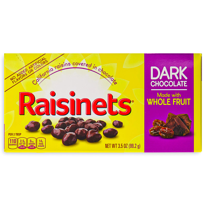 Raisinets Dark Chocolate Theater Pack 3.1oz - 15 Pack