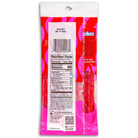 Twizzlers Pull-N-Peel Cherry Candy 6.1oz - 12 Pack - Nutrition Facts - Ingredients - Twizzlers