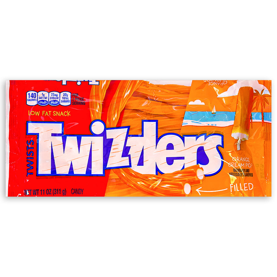 Twizzlers Orange Cream Pop 11oz - 12 Pack