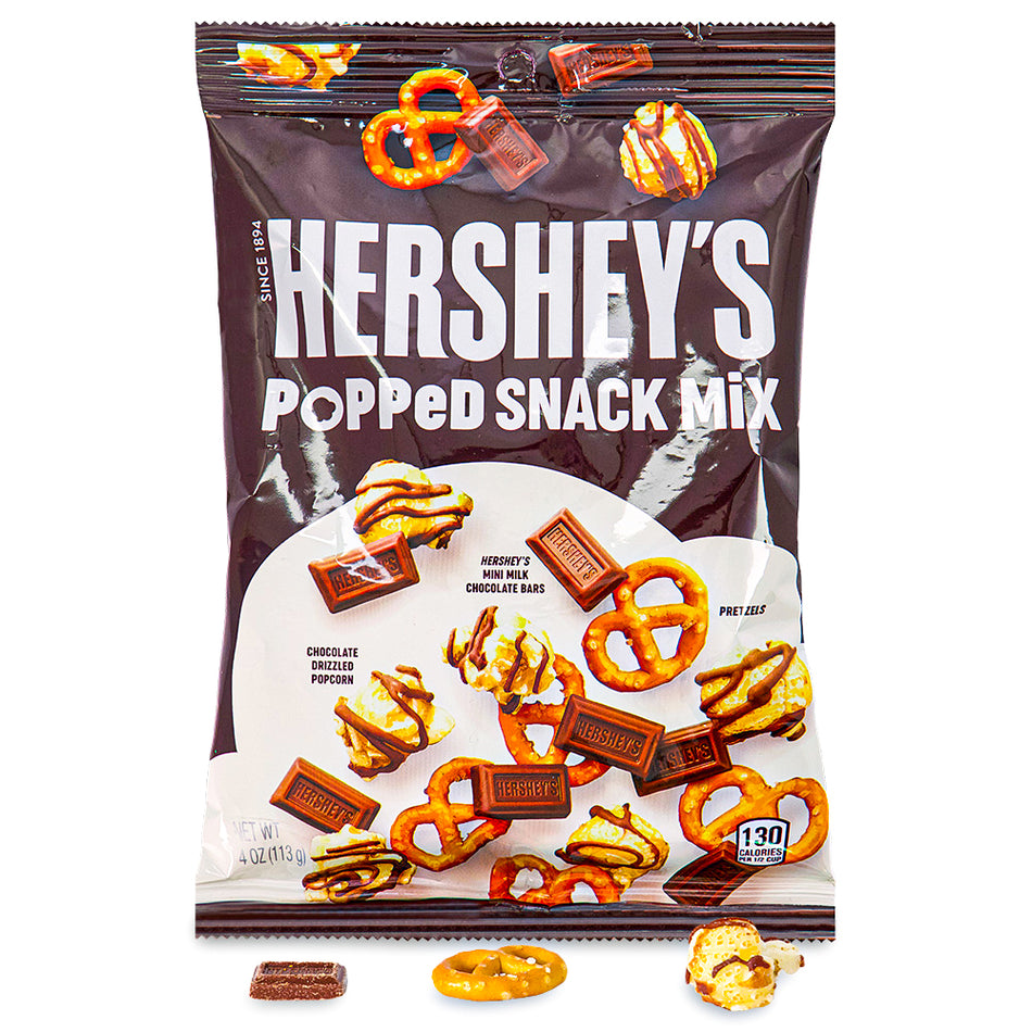 Hershey's Popped Snack Mix 4oz - 12 Pack