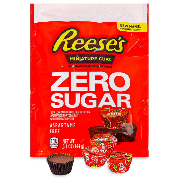 Reese's Zero Sugar Miniature Cups 5.1oz - 8 Pack - Sugar Free Candy