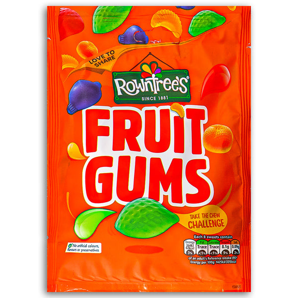 Rowntree's Fruit Gums (UK) 150g - 10 Pack
