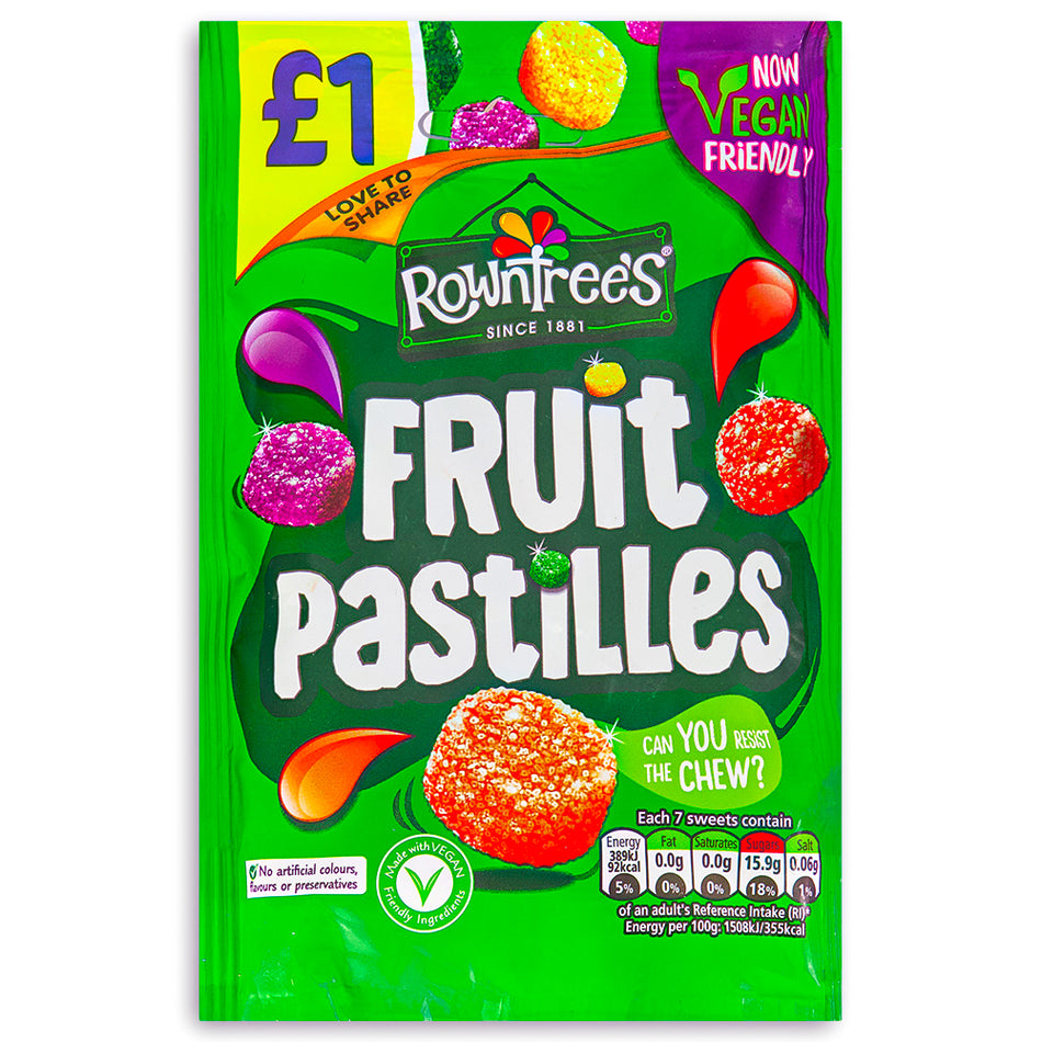 Rowntree's Fruit Pastilles (UK) 143g - 10 Pack