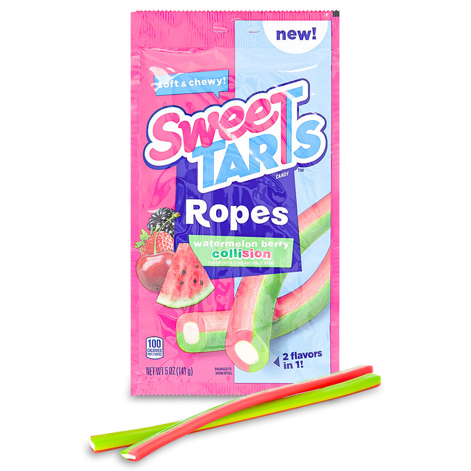 Sweetarts Ropes Watermelon Berry Collision 5oz - 12 Pack