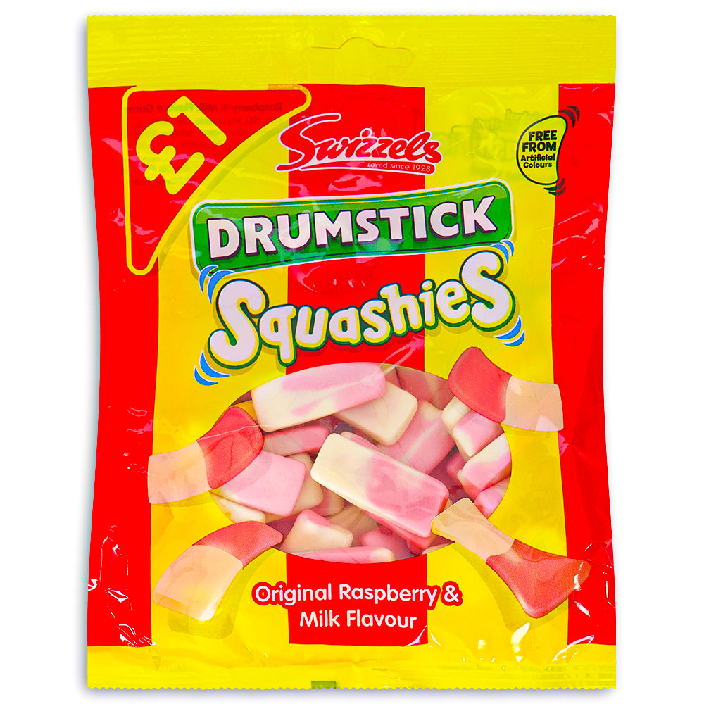 Swizzel's Squashies Drumstick Bag (UK) 120g - 12 Pack