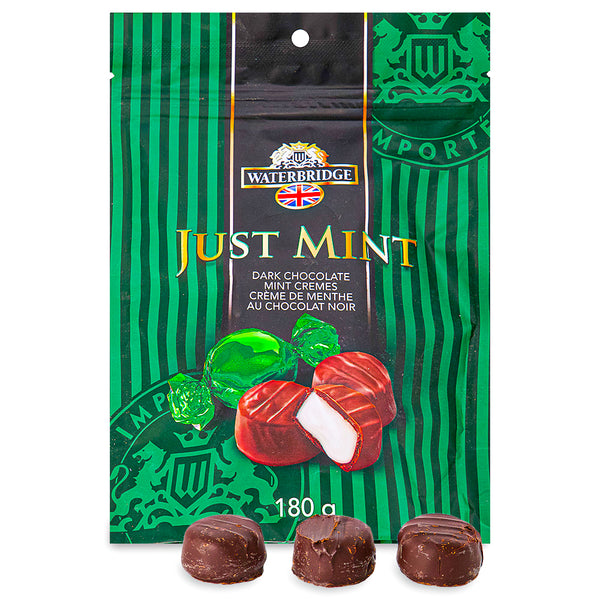 Waterbridge Just Mint Dark Mint Cream Candy 180g - 15 Pack