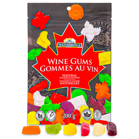 Waterbridge Wine Gums Canadian Mix 200 g - 15 Pack