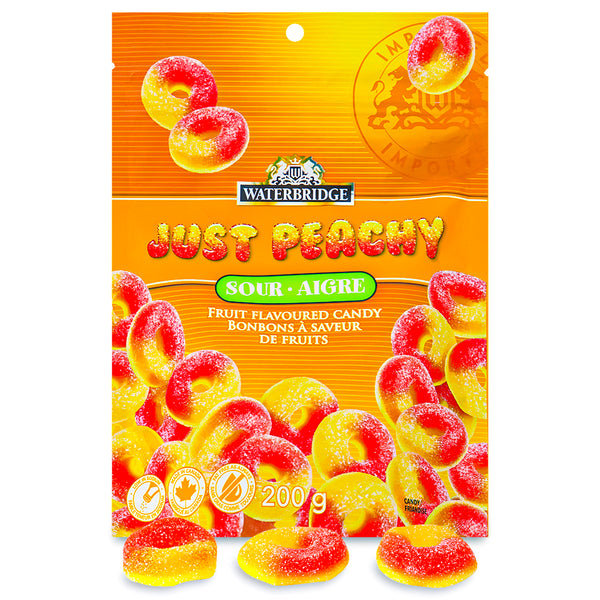 Waterbridge Just Peachy Candy 200g - 15 Pack