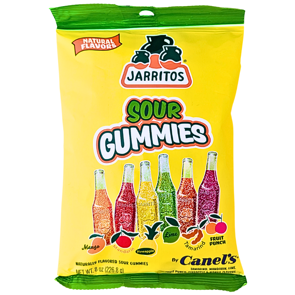 Jarritos Sour Gummies 8oz - 12 Pack