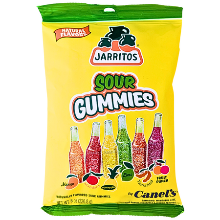 Jarritos Sour Gummies 8oz - 12 Pack