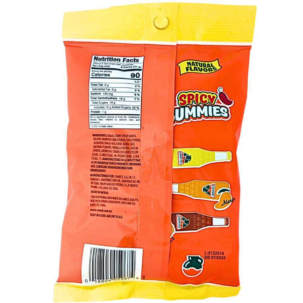 Jarritos Spicy Gummies 8oz - 12 Pack
