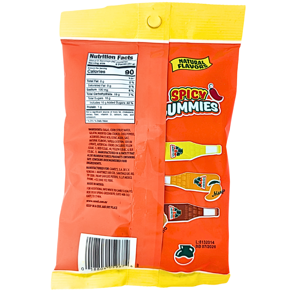 Jarritos Spicy Gummies 8oz - 12 Pack