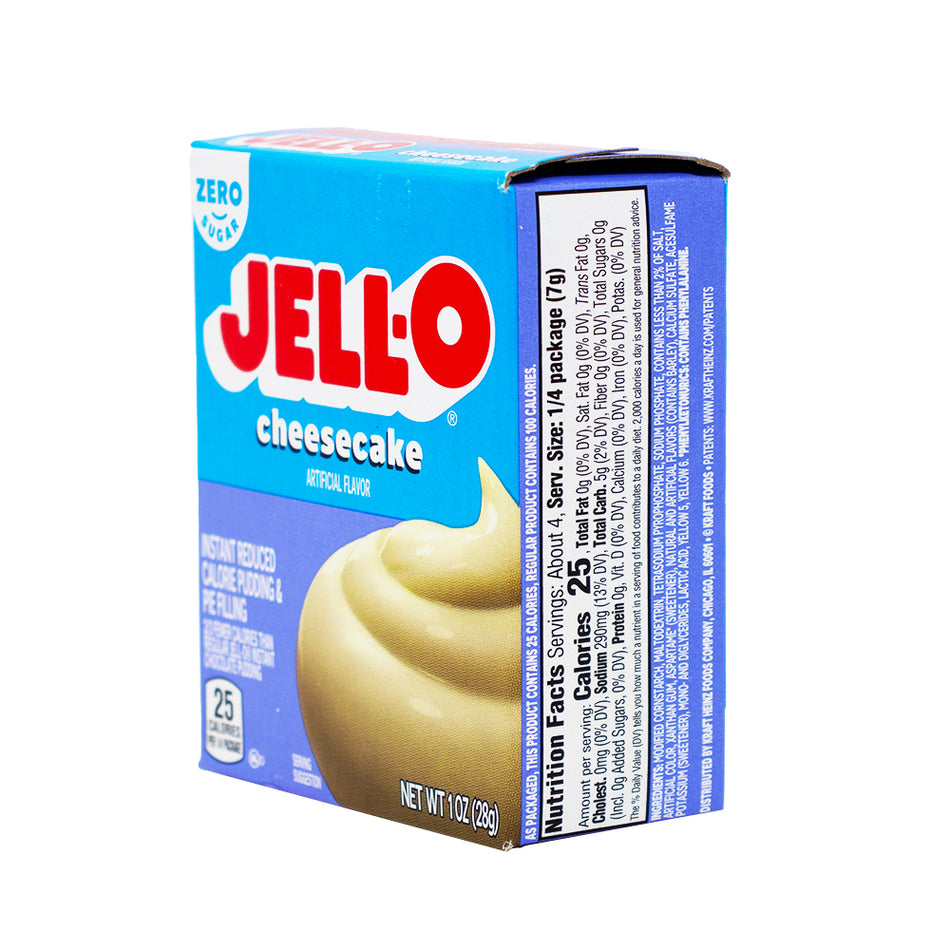 Jell-O Instant Pudding Sugar Free Cheesecake 1oz - 24 Pack