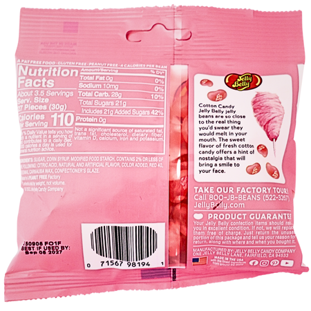 Jelly Belly Cotton Candy 3.5oz - 12 Pack