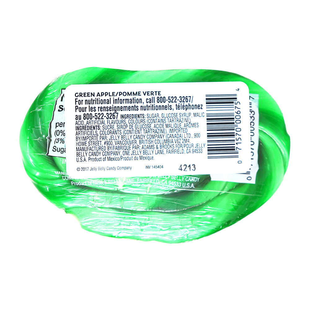 Jelly Belly Gourmet Lollipop (Tangerine, Berry Blue, Green Apple) 42g - 24 Pack  Nutrition Facts Ingredients
