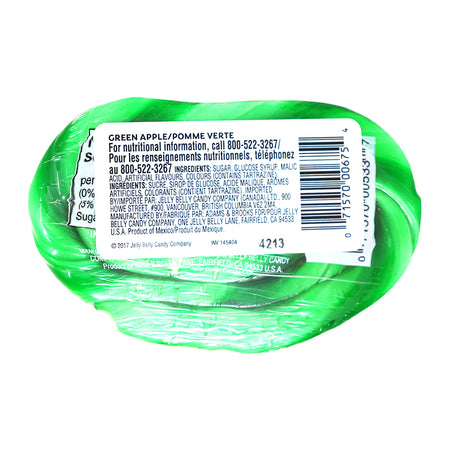 Jelly Belly Gourmet Lollipop (Tangerine, Berry Blue, Green Apple) 42g - 24 Pack  Nutrition Facts Ingredients
