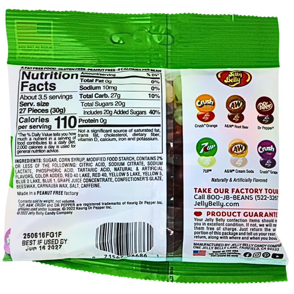 Jelly Belly Soda Pop Shoppe 3.5oz - 12 Pack