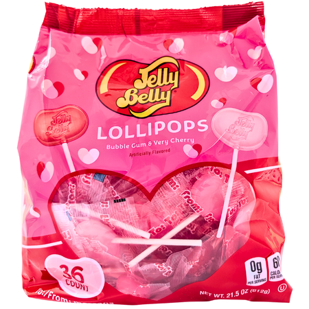 Jelly Belly Valentine Lollipops 21oz - 4 Pack