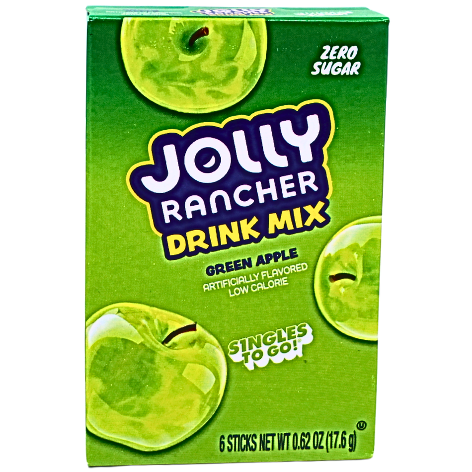 Jolly Rancher Singles To Go Green Apple - 12 Pack