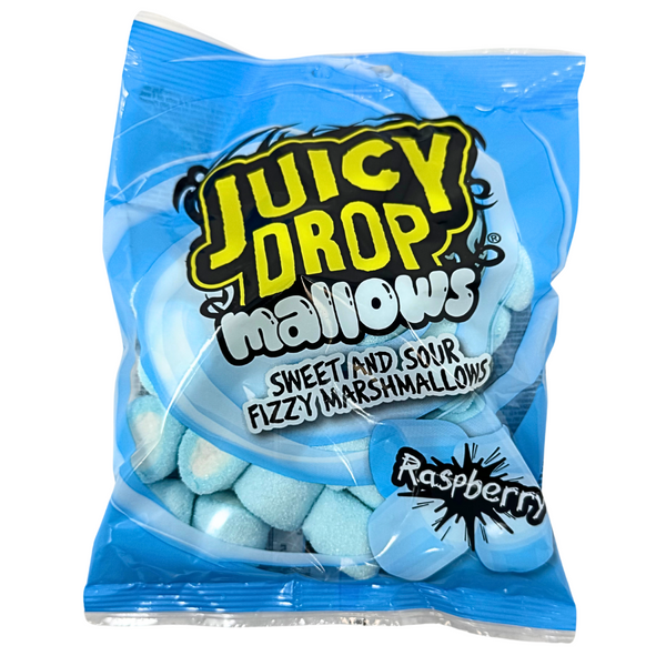 Juicy Drop Mallows Raspberry (UK) 100g - 20 Pack