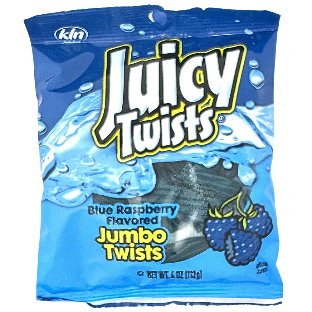 Juicy Twists Blue Raspberry 4oz - 12 Pack | iwholesale Candy ...