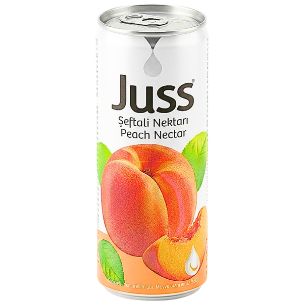 Juss Peach Nectar Drink 250mL (Turkey) - 24 Pack