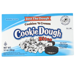 Just The Dough Cookie Dough Bites Cookies N' Cream 3.1oz - 12 Pack