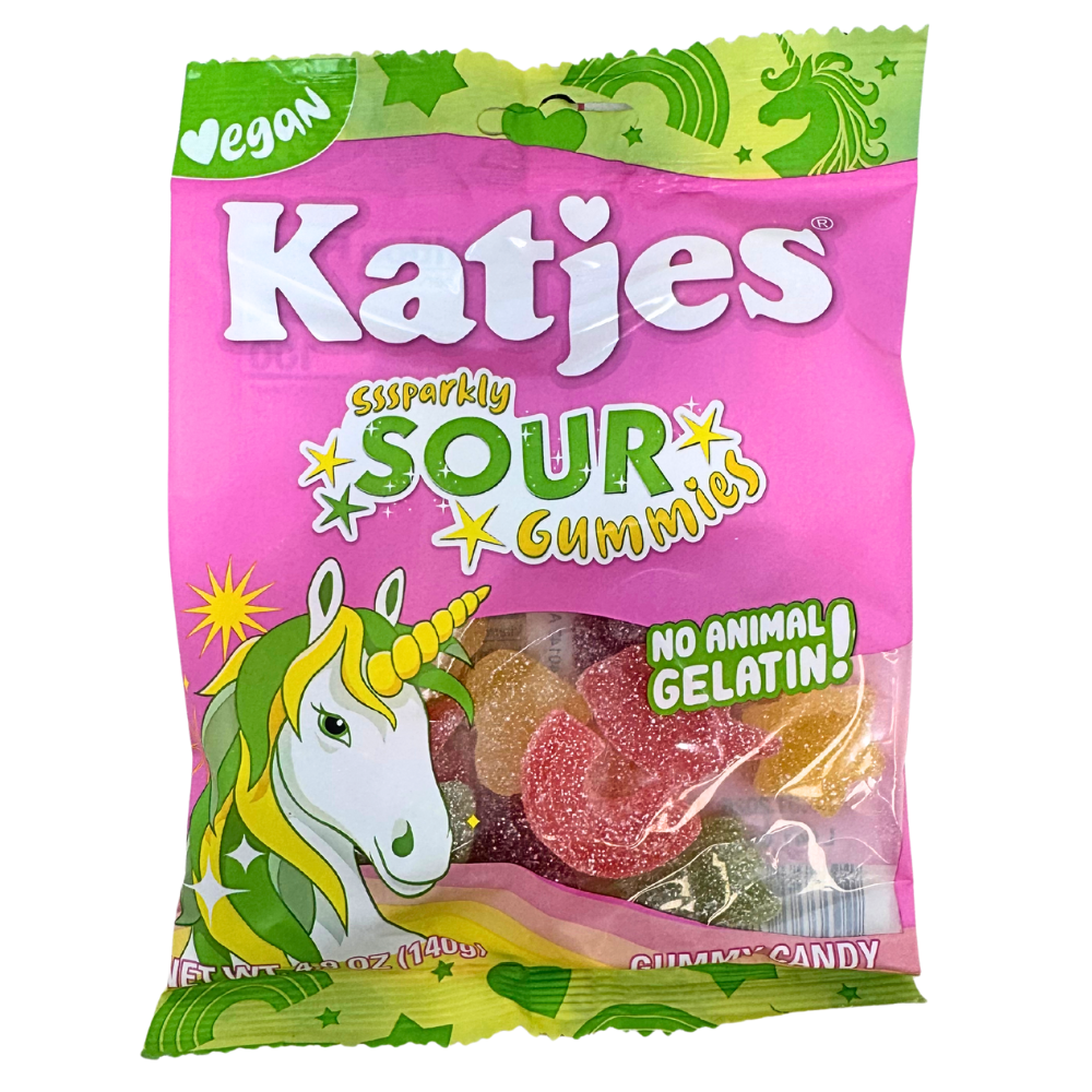 Katjes Sparkly Sour Gummies 140g - 15 Pack