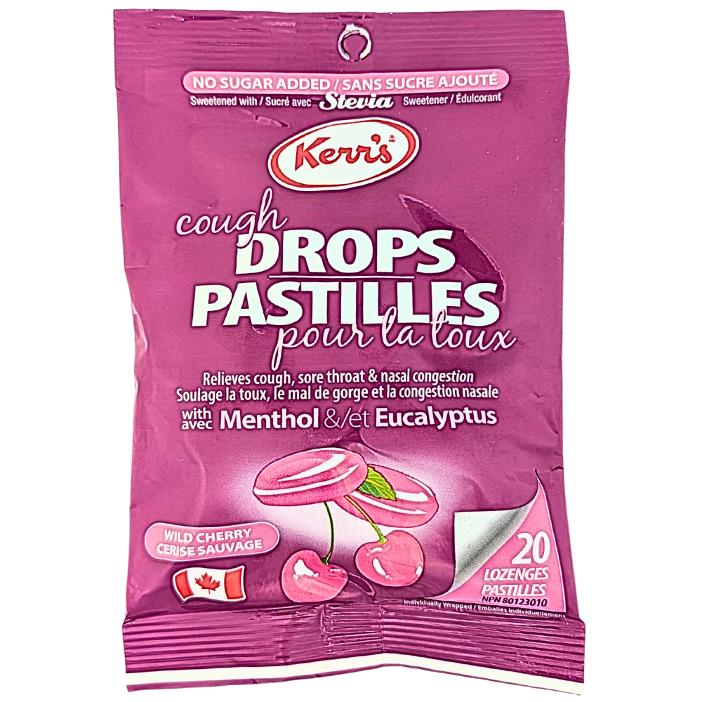 Kerr Mini Apple Kerr's Wild Cherry Cough Drops 20ct -12 Pack | iWholesale Candy ...