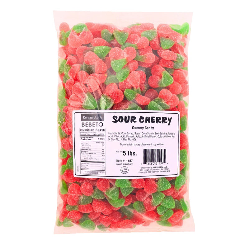 Kervan Sour Cherries 5lb -1 Pack Nutrition Facts - Ingredients