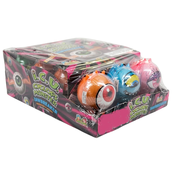 Kidsmania ICU Cyclops Monster Jawbreaker 95g - 12 Pack