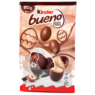Kinder Bueno Eggs 80g (UK) - 21 Pack