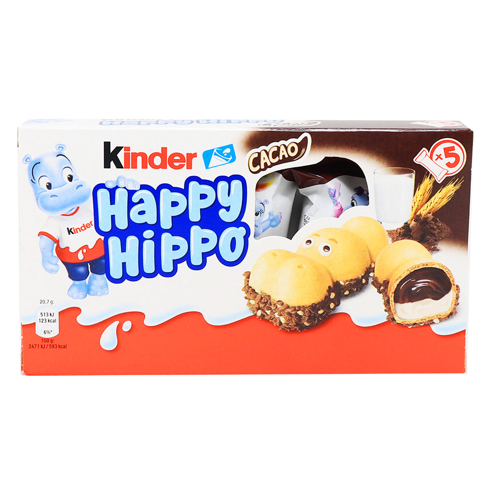 Kinder Happy Hippo Cocoa Cream 5 Pieces 105g - 10 Pack