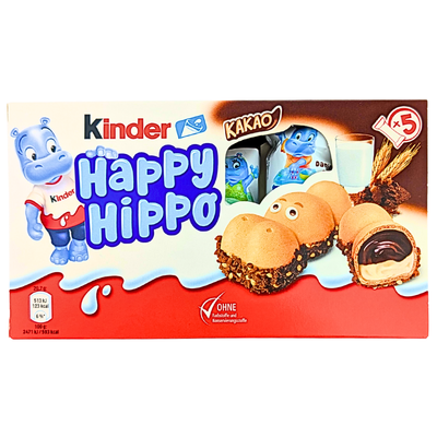 Kinder Happy Hippo Cocoa Cream 5 Pieces 105g (Germany) - 10 Pack