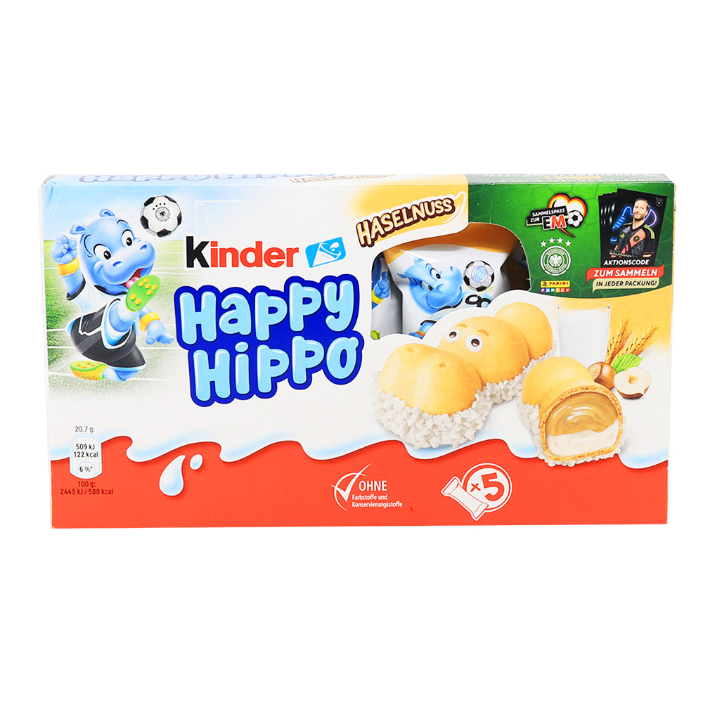 Kinder Happy Hippo Hazelnut 5 Pieces 103g - 10 Pack