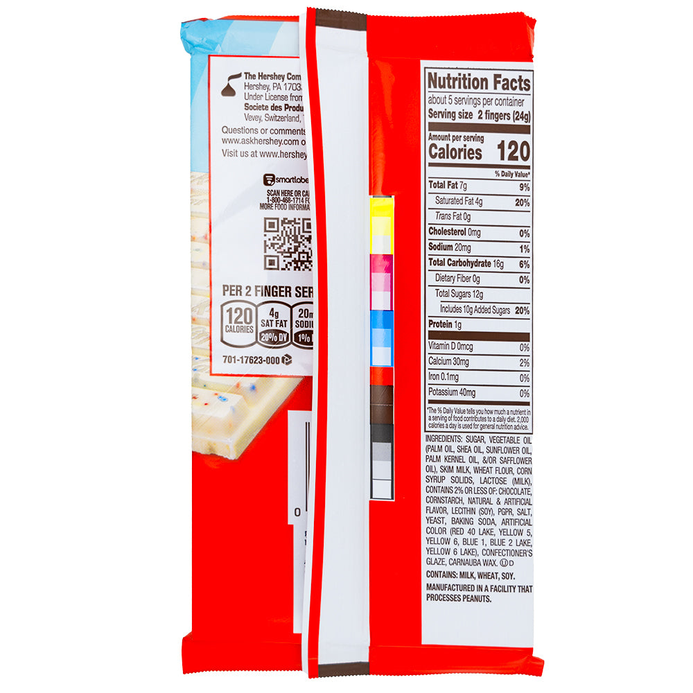 Kit Kat Birthday 4.3oz - 12 Pack  Nutrition Facts Ingredients
