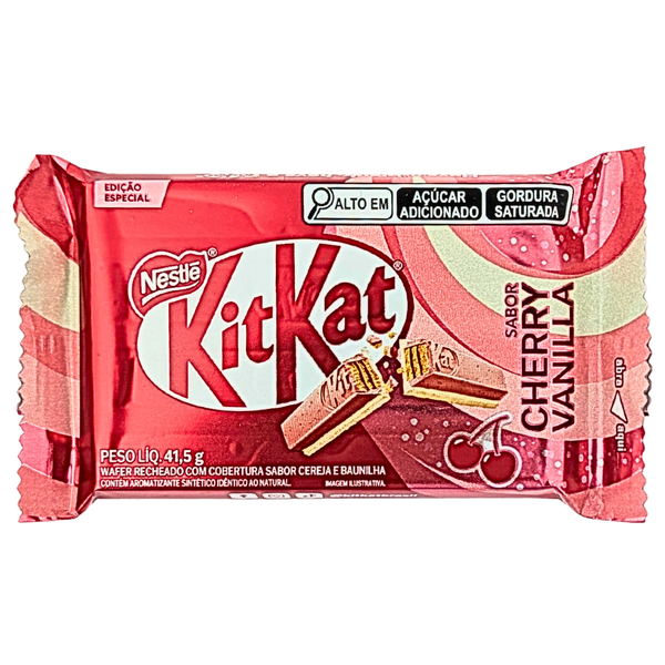 Kit Kat Cherry Vanilla 41.5g (Brazil) - 24 Pack