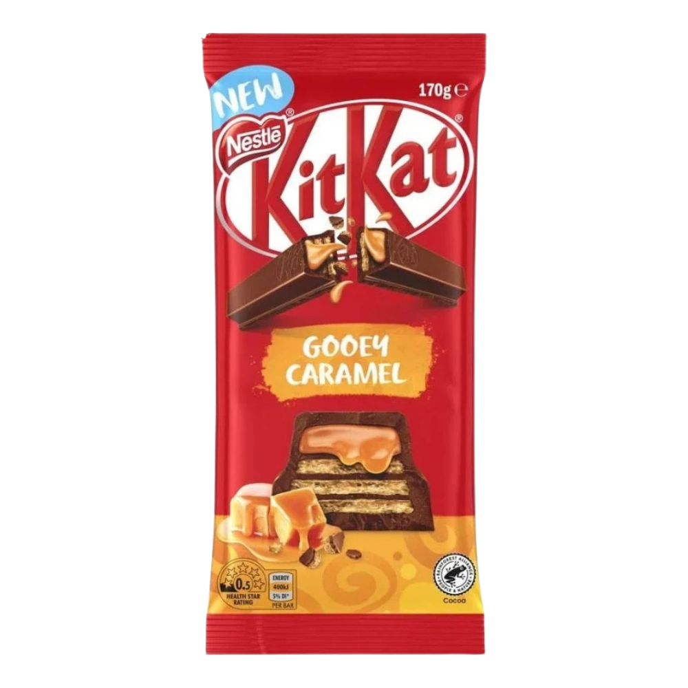 Kit Kat Gooey Caramel (Australia) 170g - 13 Pack