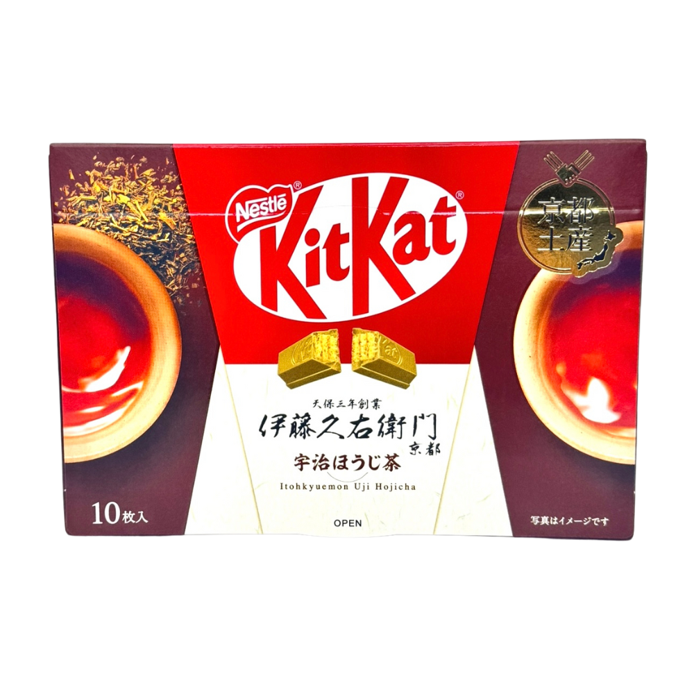 Kit Kat Itohkyuemon Uji Hojicha 10 Pieces 116g (Japan) - 1 Box