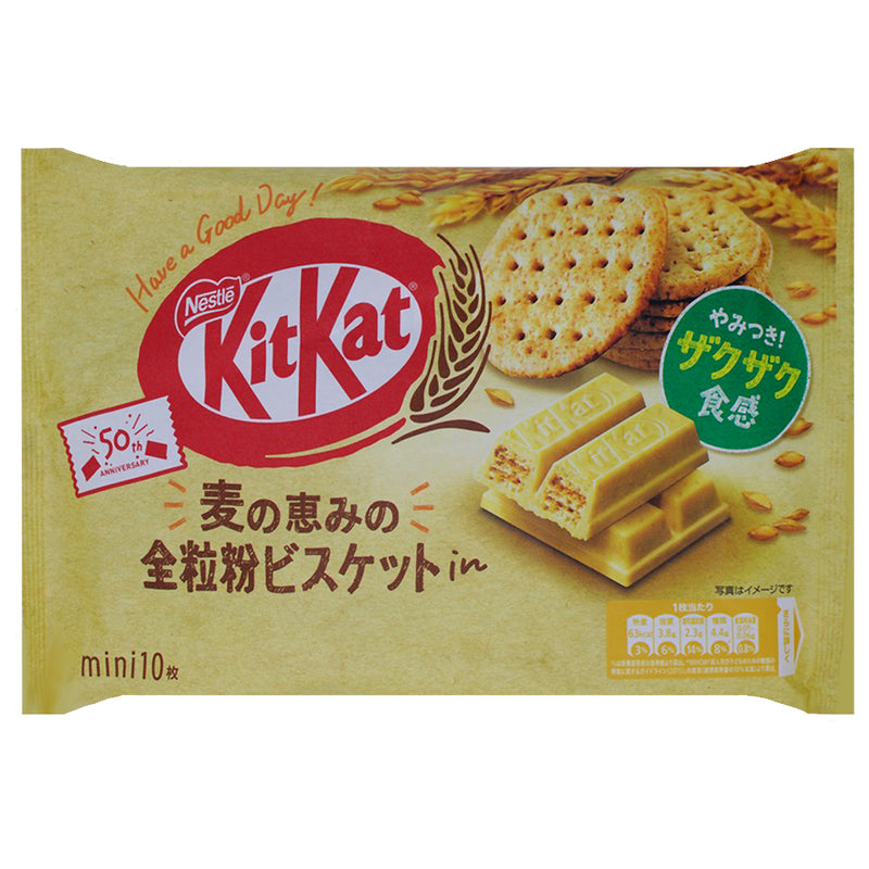 Kit Kat Minis Whole Wheat Biscuit 10 Bars (Japan)
