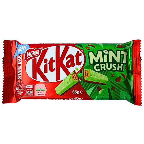 Kit Kat Mint Crush Sharebar 65g (Aus) - 24 Bars