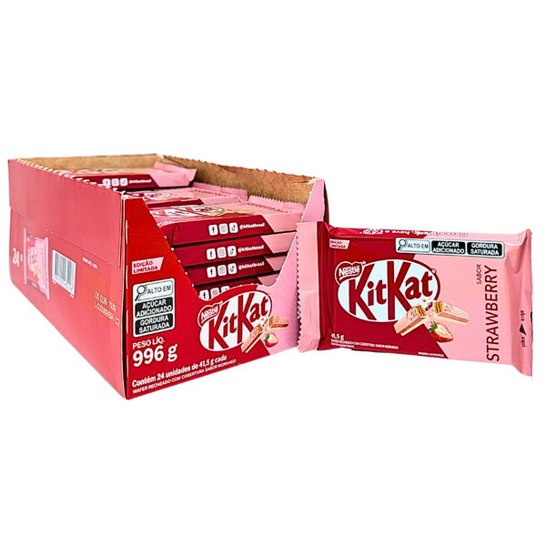 Kit Kat Strawberry 41.5g (Brazil) - 24 Pack