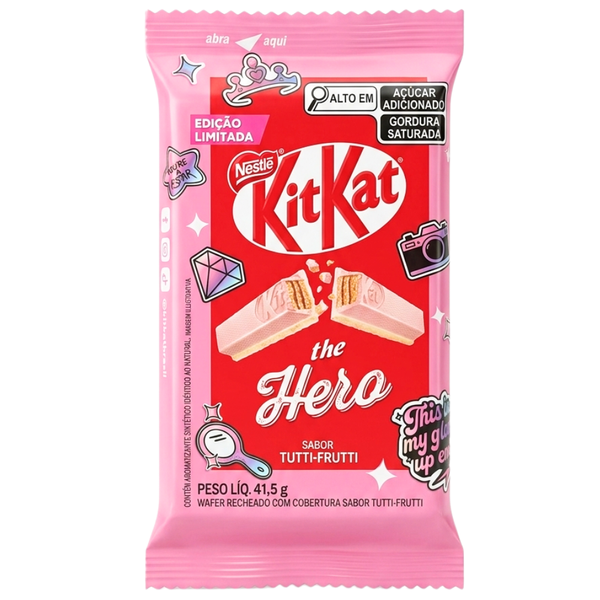 Kit Kat the Hero Tutti Frutti 41.5g (Brazil) - 24 Pack