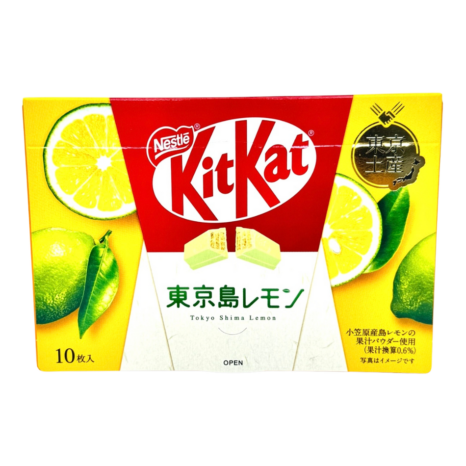 Kit Kat Tokyo Shima Lemon 10 Pieces 116g (Japan) - 1 Box