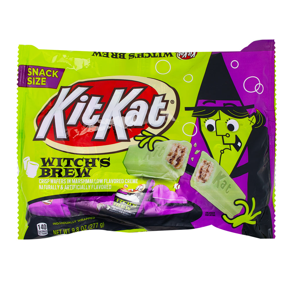 Halloween Witch's Brew Marshmallow Kit Kat Snack Size 9.8oz - 21 Pack