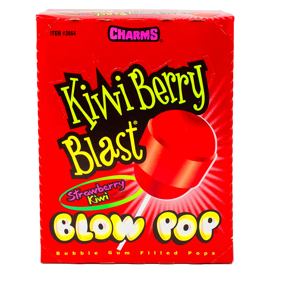 Charms Blow Pop Kiwi Berry Blast - 48 Lollipops