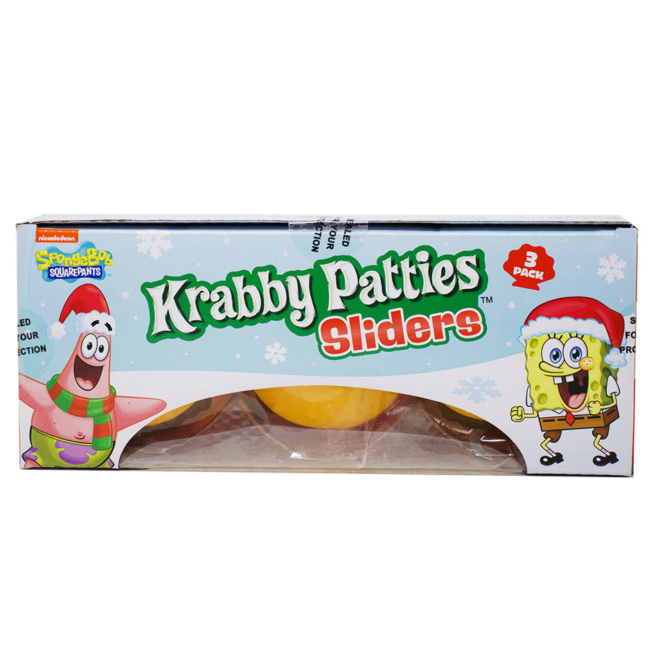 SpongeBob SquarePants Christmas Krabby Patties Sliders 9.52oz - 8 Pack