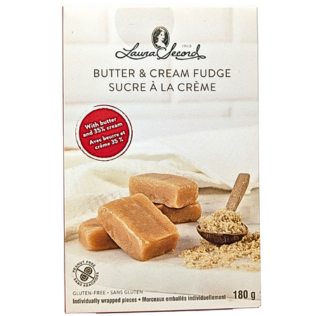 Laura Secord Butter and Cream Fudge Box 180g - 12 Pack