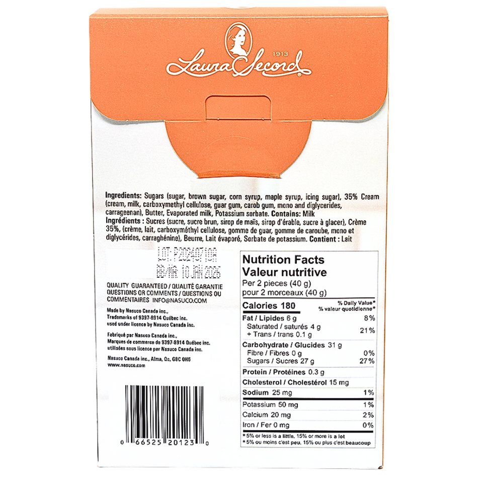 Laura Secord Maple Fudge Box 180g - 12 Pack